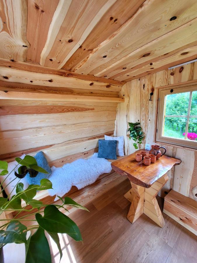 Unique wooden holiday house in nature Lukovica pri Domžalah Extérieur photo
