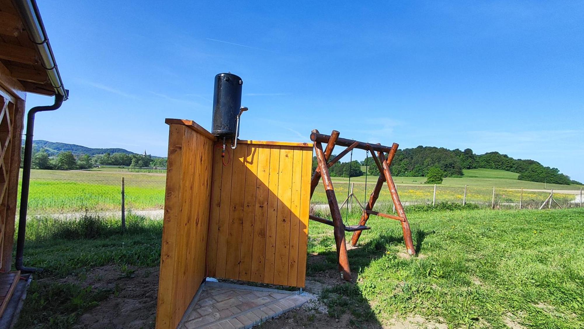Unique wooden holiday house in nature Lukovica pri Domžalah Extérieur photo