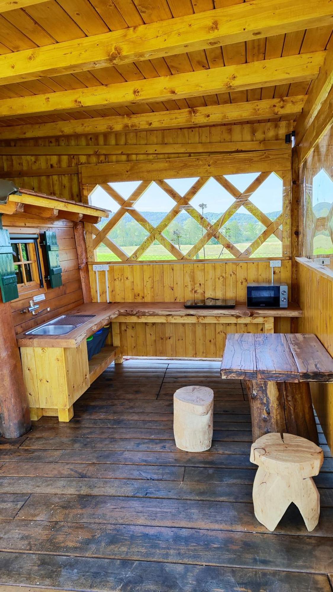Unique wooden holiday house in nature Lukovica pri Domžalah Extérieur photo