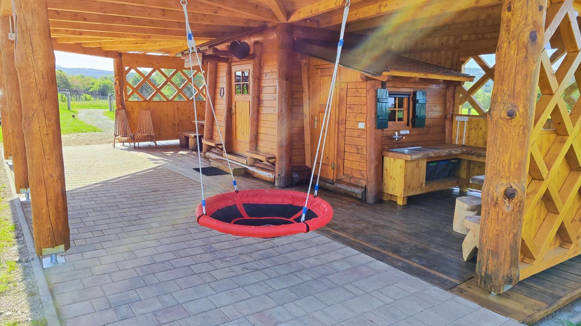 Unique wooden holiday house in nature Lukovica pri Domžalah Extérieur photo