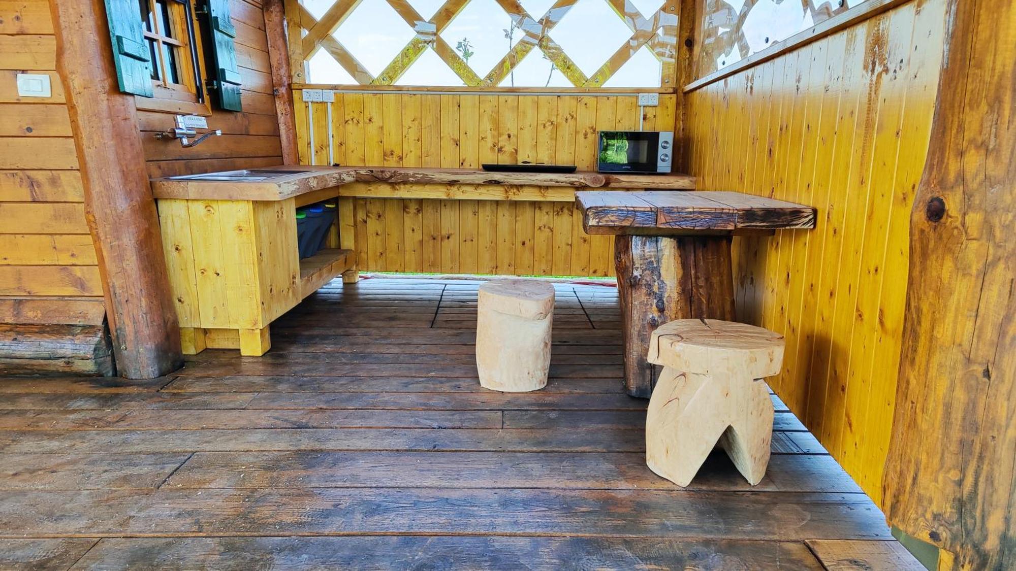 Unique wooden holiday house in nature Lukovica pri Domžalah Extérieur photo